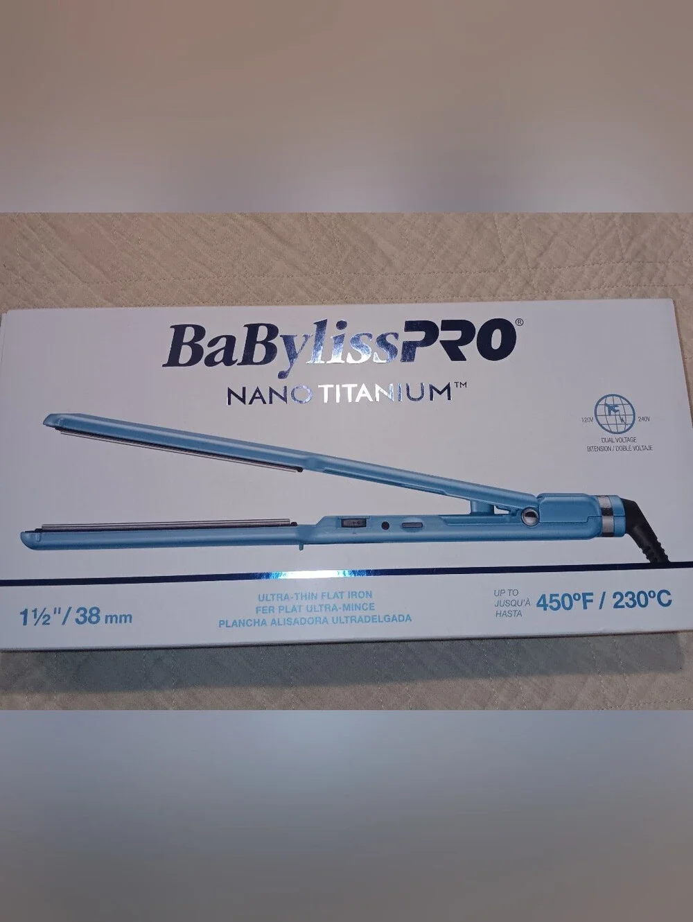 BaByliss Metallic Blue Ceramic Hair Straightener